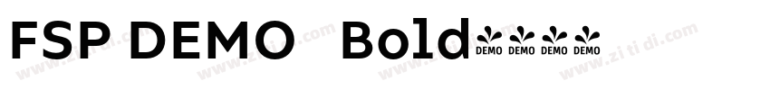 FSP DEMO   Bold字体转换